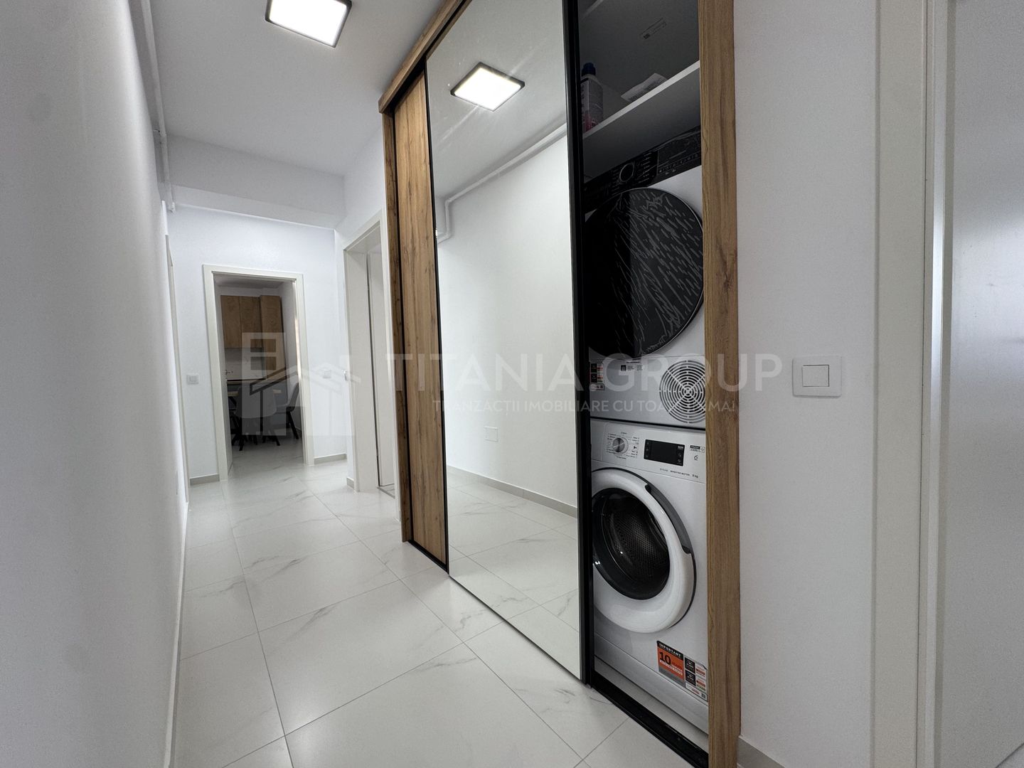 PRIMA INCHIRIERE Apartament modern 3 camere, 2 bai, parcare, Casa Nobel Coresi - Poză 8