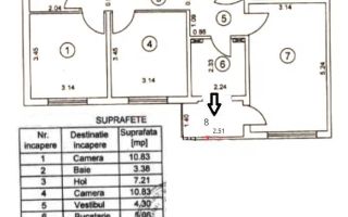 Apartament CF1, 3 camere decomandat Camil Ressu / Nicolae Grigorescu - Poză 19