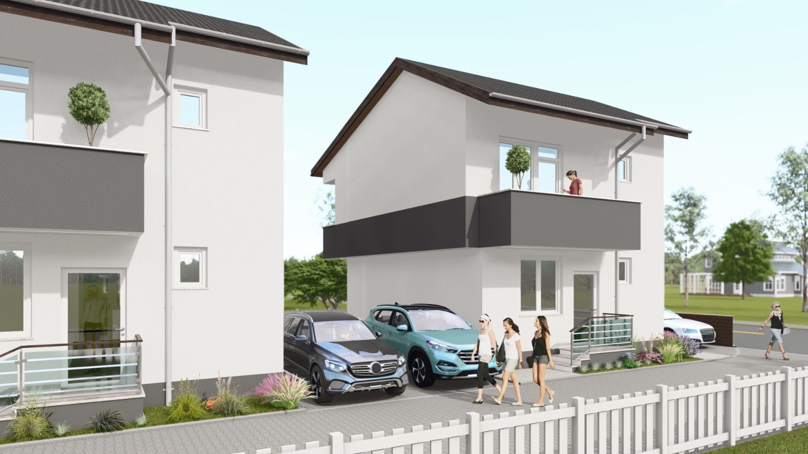 vila ind.+2parcari/112mp utili/115mp curte libera-Leordeni/Spl. Unirii - Poză 12