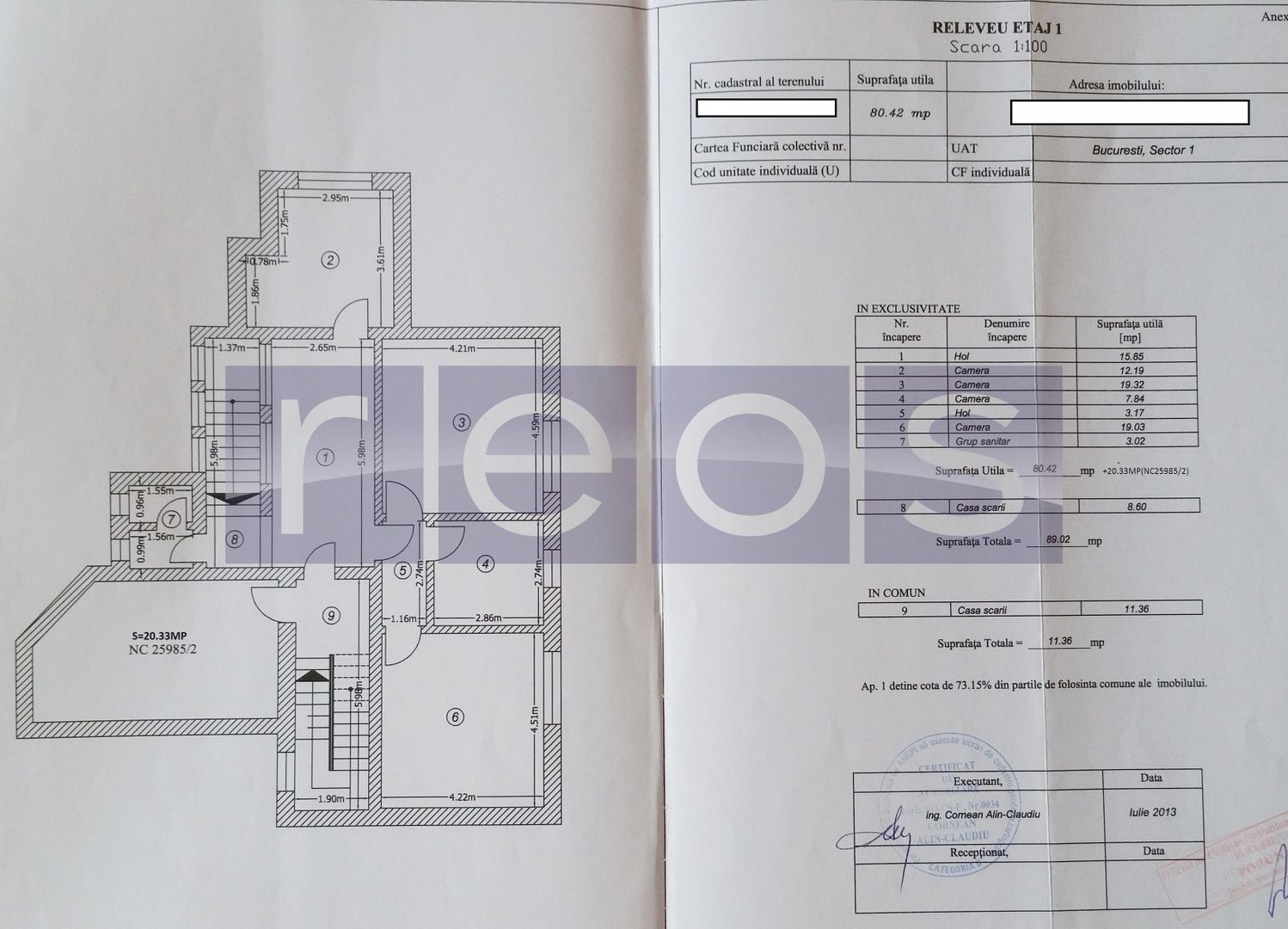 DUPLEX ELEGANT IN VILA 192MP | KISELEFF | INTRARE SEPARATA | PARCARE | - Poză 12