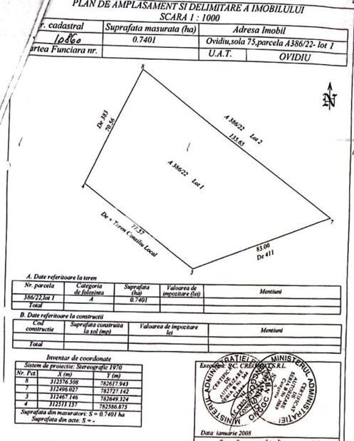 OVIDIU (Cod 01) - teren pentru constructii industriale - Poză 2