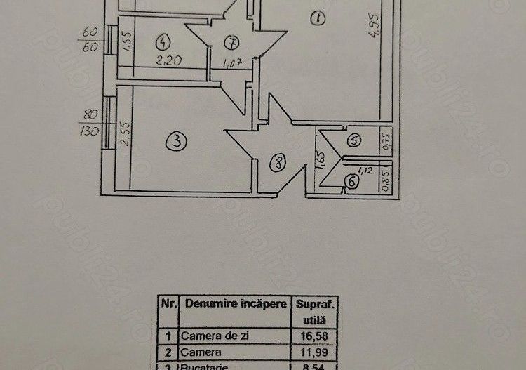 2 camere // decomandat // 50mp - Poză 4