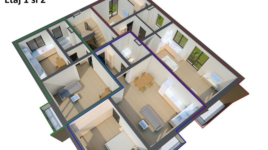 Giroc-Eso | S.A.D-uri si Apartamente cu 1 si 2 camere - Poză 8