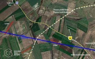 Teren extravilan 23.000 mp, zona Westfield Arad - Poză 1