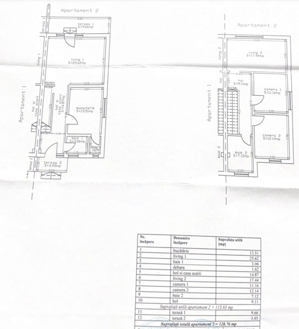 Duplex cu 4 camere - zona parcului Terra - Poză 33