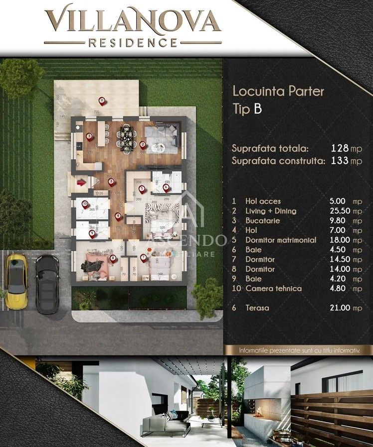 Vand CASE TIP PARTER cu HVAC, 4 camere - Tunari - Poză 32