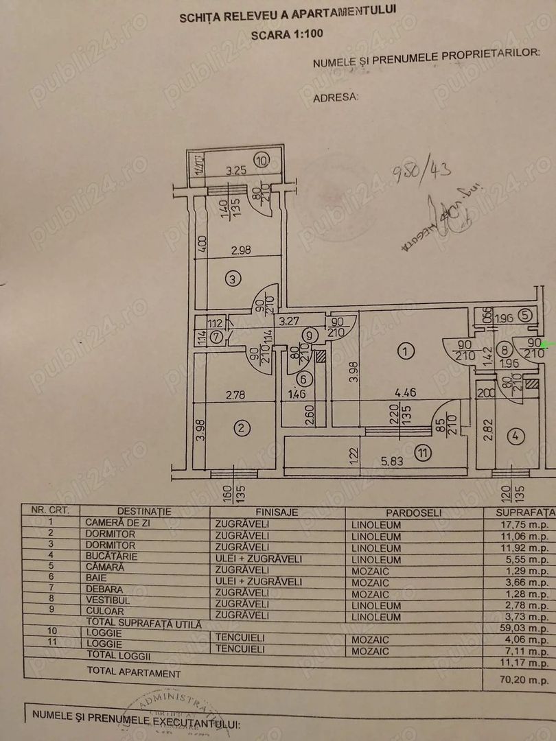 Apartament 3 camere de vanzare Lujerului - Poză 11