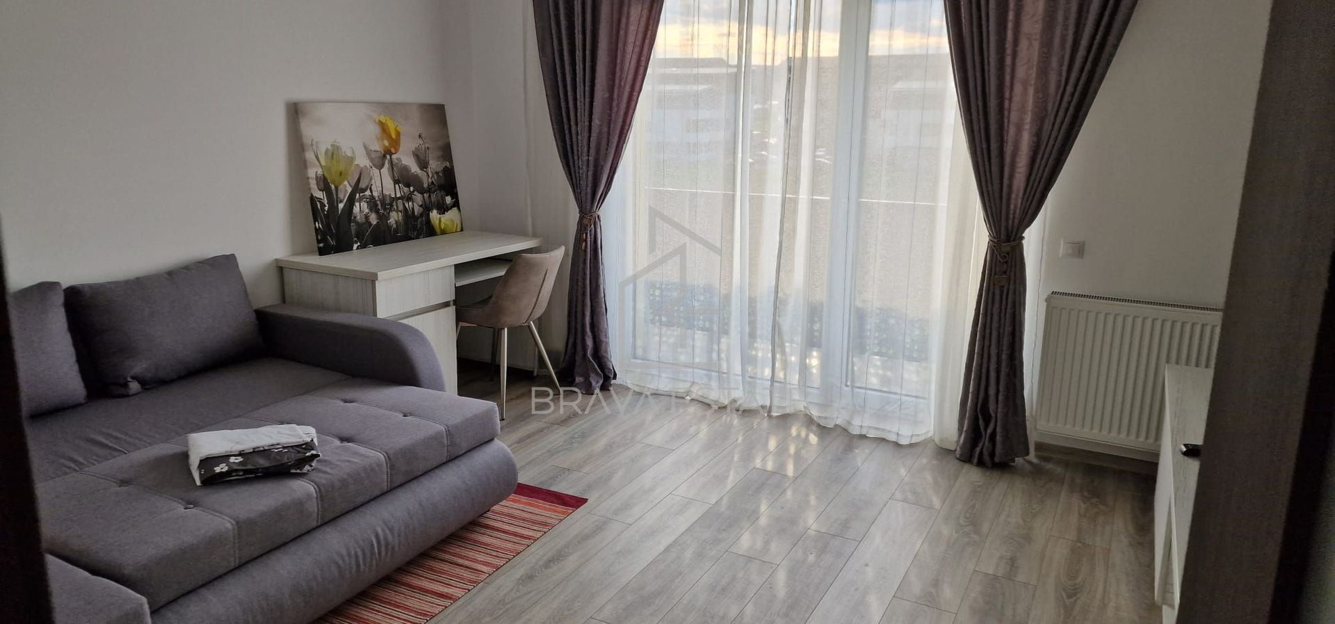 Apartament 3 camere, 80mp, mobilat, 2 balcoane, parcare, zona Terra - Poză 7