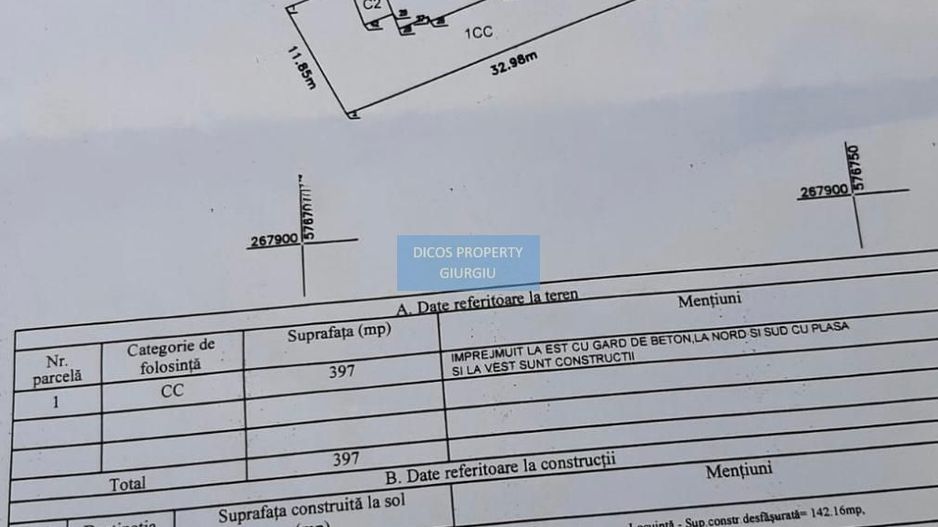 Casă cu garaj și anexe, teren 397 mp – Șoseaua Bălănoaiei - Schiță 10