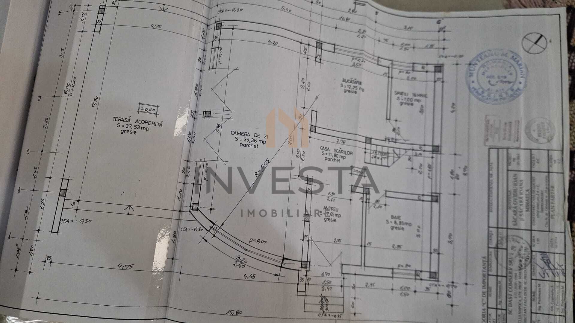 Casa din 2019 cu teren de 2500 mp, Iris,zona strazii Odobesti - Schiță 33