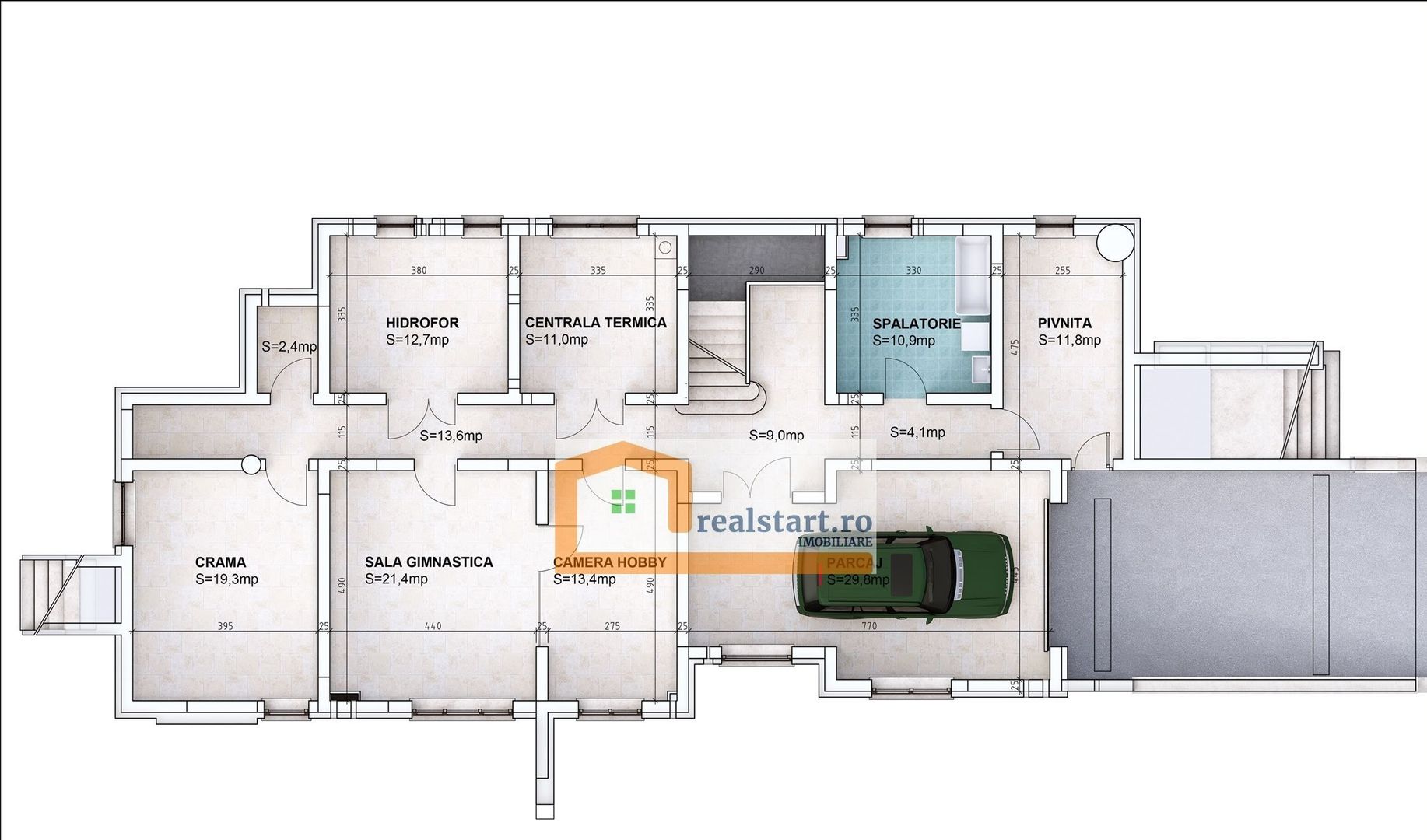 Mogosoaia, Zona de case noi, langa padure, eficienta energetica - Schiță 68