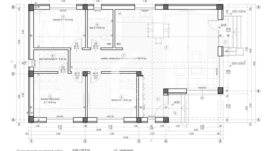 Casa cu 4 camere, parter, Paulesti - Poză 8
