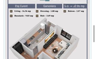 Garsoniere & Studiouri Chiajna - Eficienta & Confort de la 45.000e Tva Inclus - Poză 19