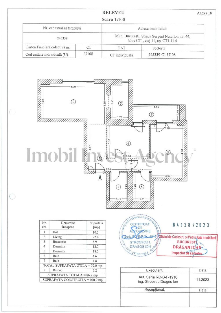 Apartament cu 3 Camere in One Cotroceni Park - Poză 13