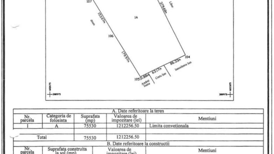 Teren intravilan 75.530 mp in Frumusani - Poză 3