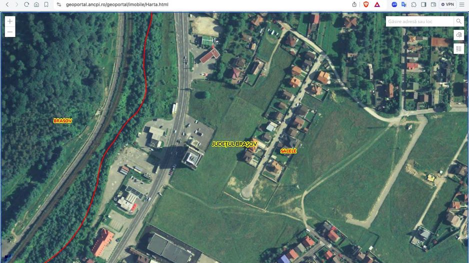 Teren intravilan 12.000 mp Sacele 50 m deschidere la DN1 Hotel Ramada - Poză 8