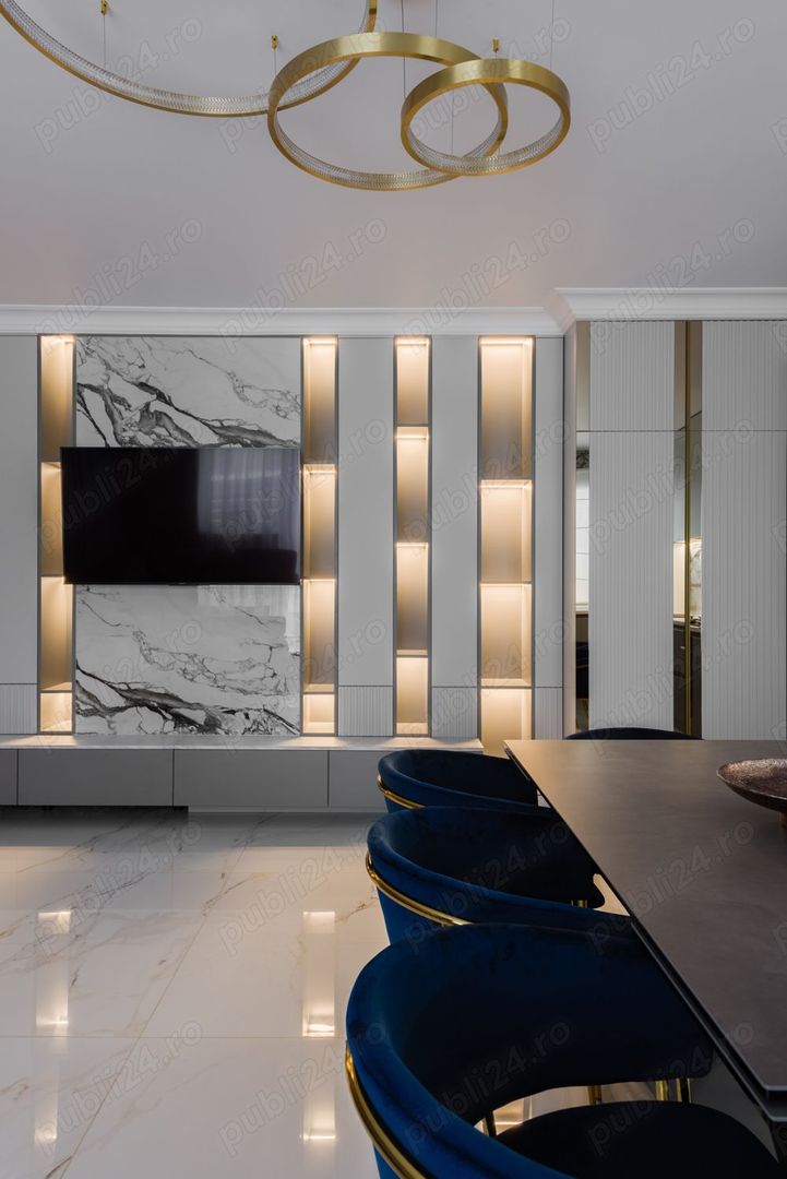 Vând apartament 3 camere complet mobilat și utilat - Poză 3