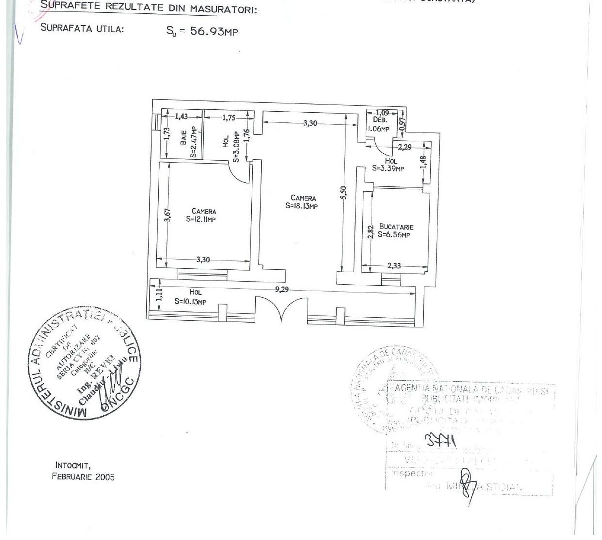 Spațiu pretabil sediu firmă sau activitate comercială - Tomis II - Schiță 13