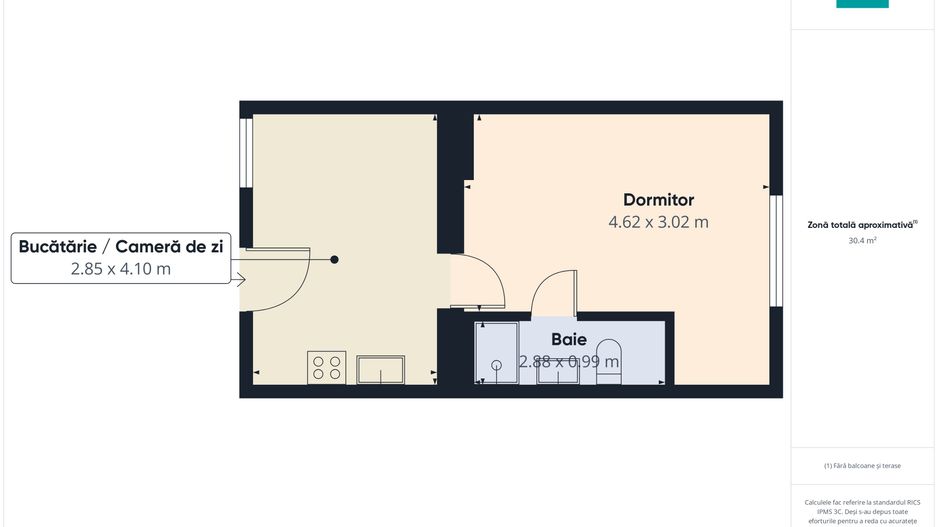 Apartament de Închiriat în Centrul Oradiei - Poză 10
