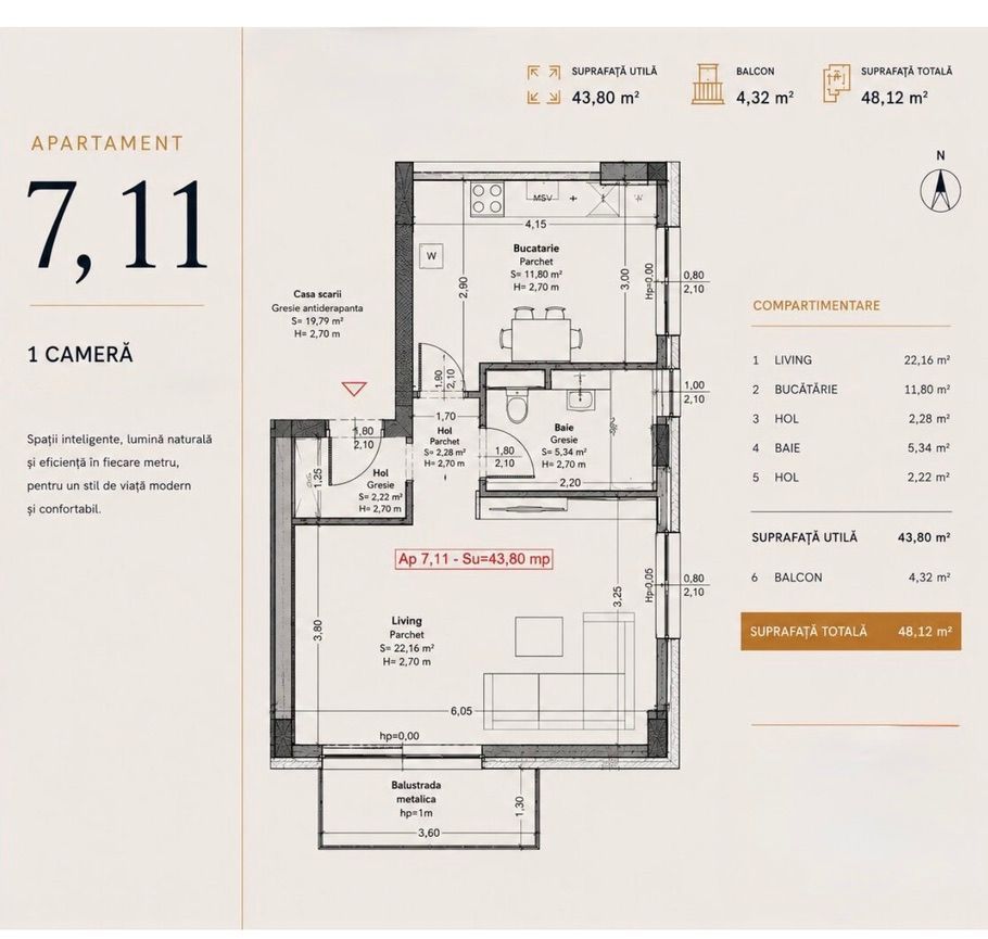 Soarelui – Braytim | Proiect Nou | Lift | Apartamente & S.A.D.-uri - Poză 14