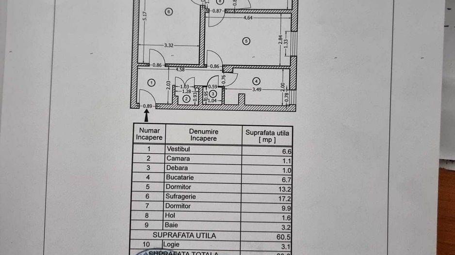Apartament 3 camere zona Campia Liberatii - Parc IOR - Poză 8