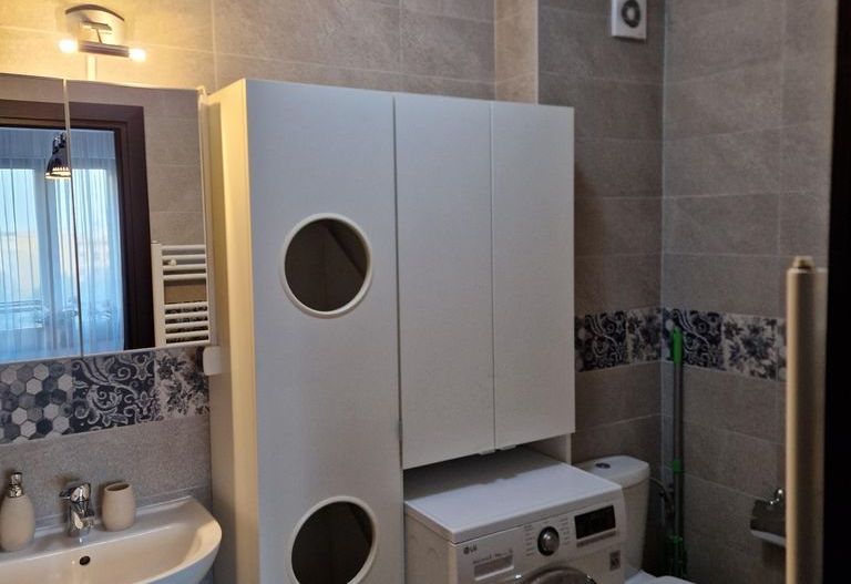 Proprietar, inchiriez apartament cu 3 camere, Bloc 2017, 2xbai, AC - Poză 11