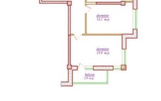 Vânzare, apartament, 2 camere, str. Nicolae Dimo, Durlești - Poză 2
