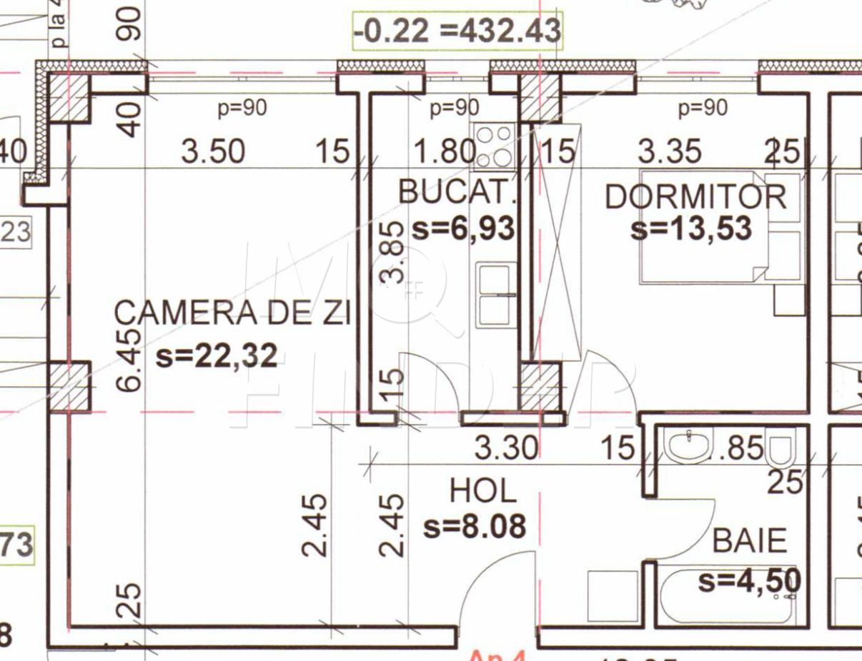 DIRECT DEZVOLTATOR -2 camere Andrei Muresanu 55 mp utili, decomandat - Poză 3