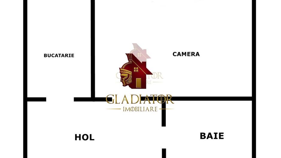 Apartament mare cu 1 camera Pacurari - bloc cu lift, et intermediar - Poză 1