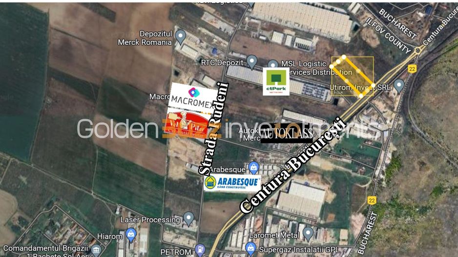 Teren de Vânzare Autorizat – Chitila | 23.600 mp | D: 85 m | - Schiță 7
