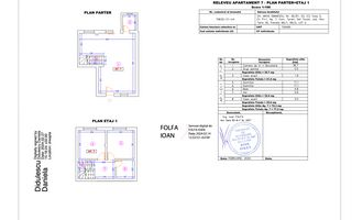 Apartament 7 – 3 camere – 77.2 mp – Parter + Etaj 1 - Poză 1