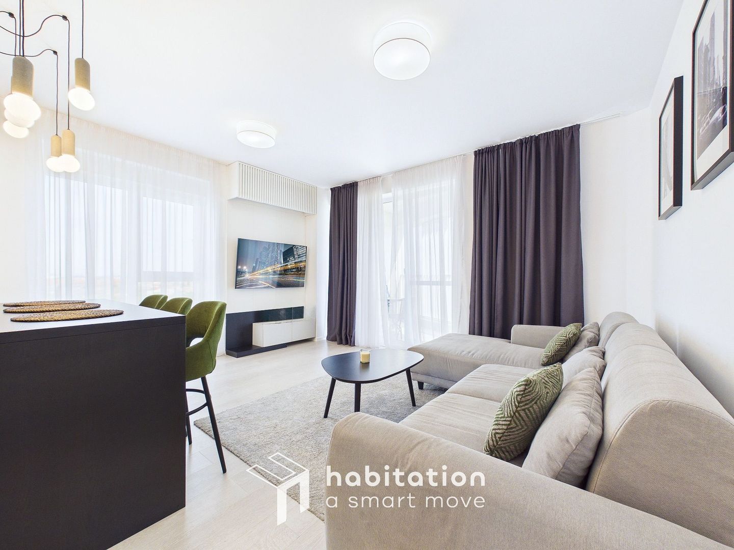 Apartament cu 3 camere, elegant, cu un view spectaculos, Central- City of Mara - Poză 1