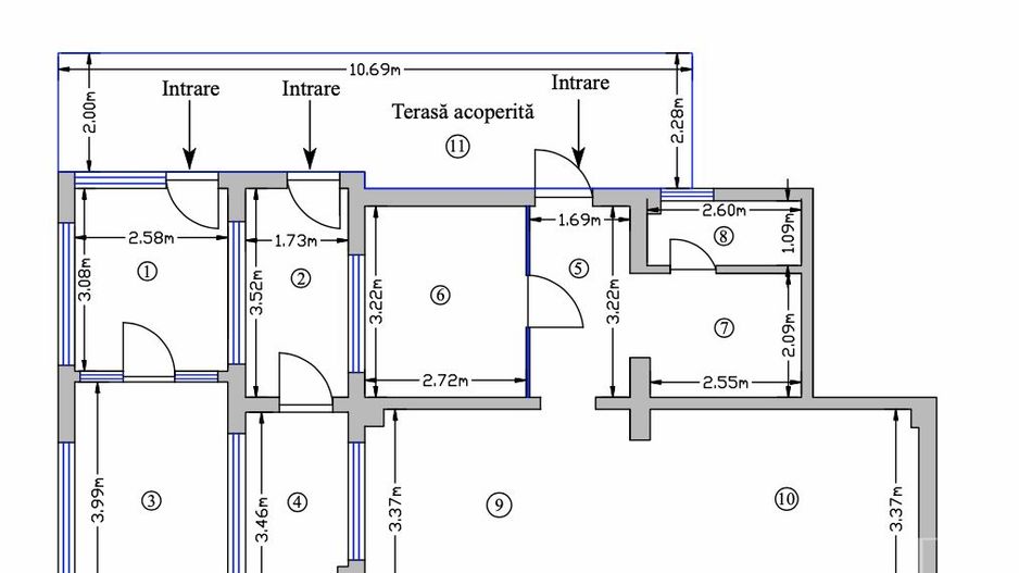 Cladire birouri ultracentrala, in Targu Mures! - Schiță 10