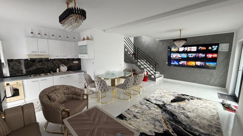 Casă modernă de vânzare în Vânători – 110 mp utili, teren 259 mp, complet mobila - Poză 2