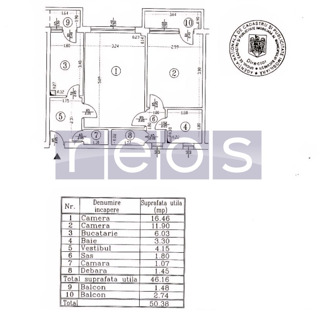 VANZARE 2 CAMERE - CALEA DOROBANTI - Poză 8