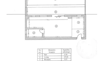 Apartament 2 camere studio cu terasă generoasă 50 mp prima inchiriere - Poză 16