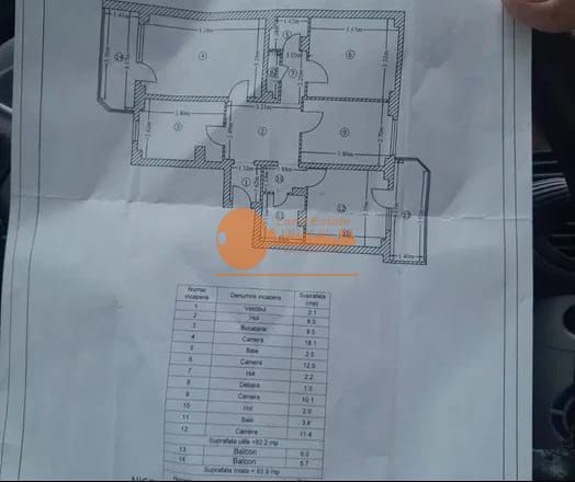4 camere - Rahova - 1979 - Schiță 13