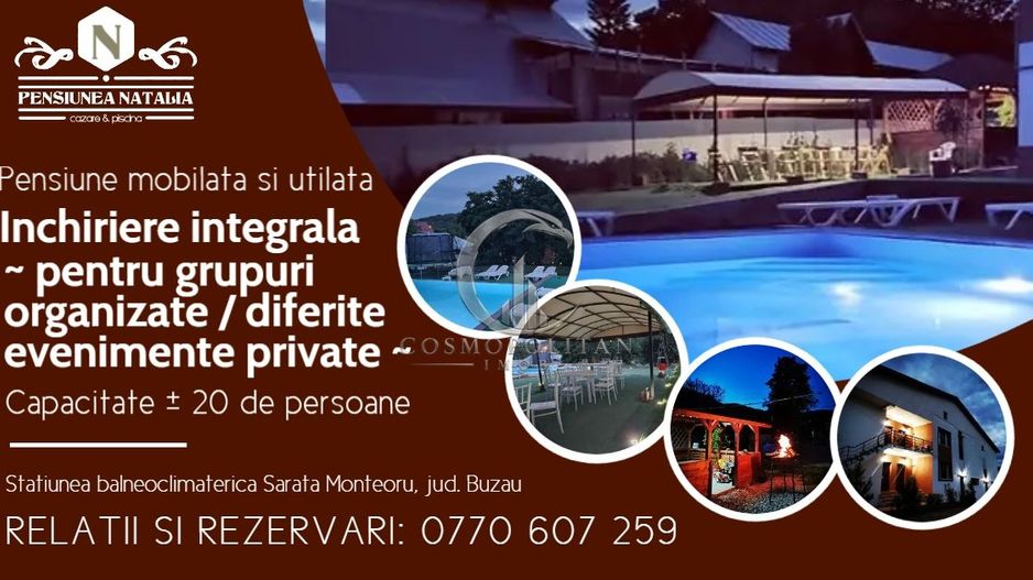 Pensiune inchiriere integrala pentru evenimente (aniversari/petreceri private) - Poză 1