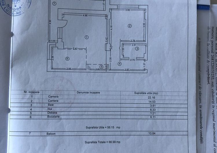 Vand apartament 2 camere Mamaia - Poză 2