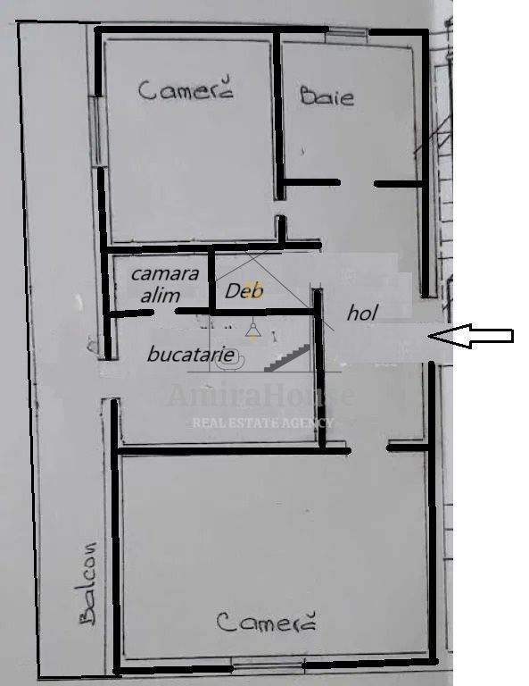 Apartament 2 camere decomandate, Zorilor zona Golden Tulip - Poză 9