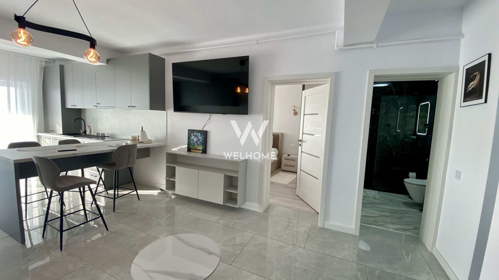 Chirie apartament 2 camere la Vila cartier DaVinci Sibiu - Poză 7