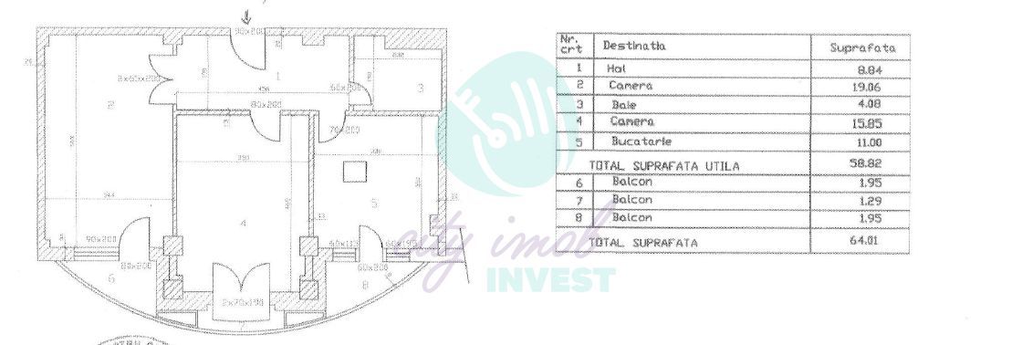 2 Camere Decebal-5 minute Metrou Muncii - Poză 4