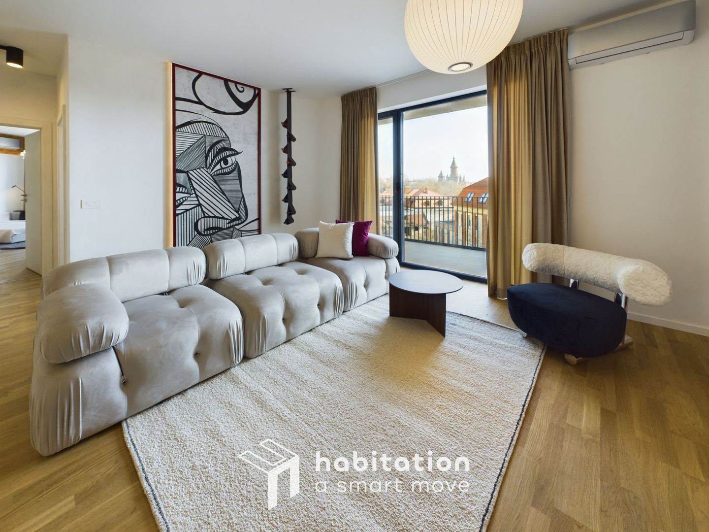 Tur virtual - 3 camere, premium, priveliște panoramica, zona Centrala - Poză 5