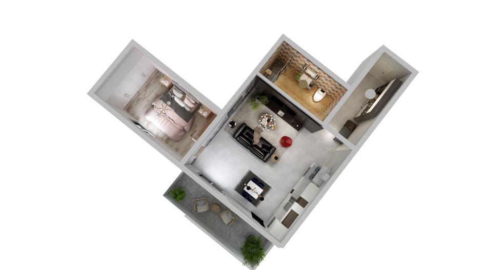 Apartament+loc de parcare subteran inclus in pret! comision0% - Poză 5