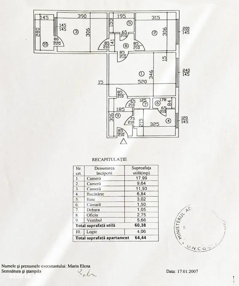 Apartament 3 camere Drumul Taberei Centrala Boxa - Poză 5