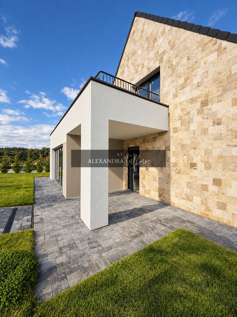 Casa individuala 6 camere, 5 bai, terasa la etaj, curte, P+ET+POD - Poză 7