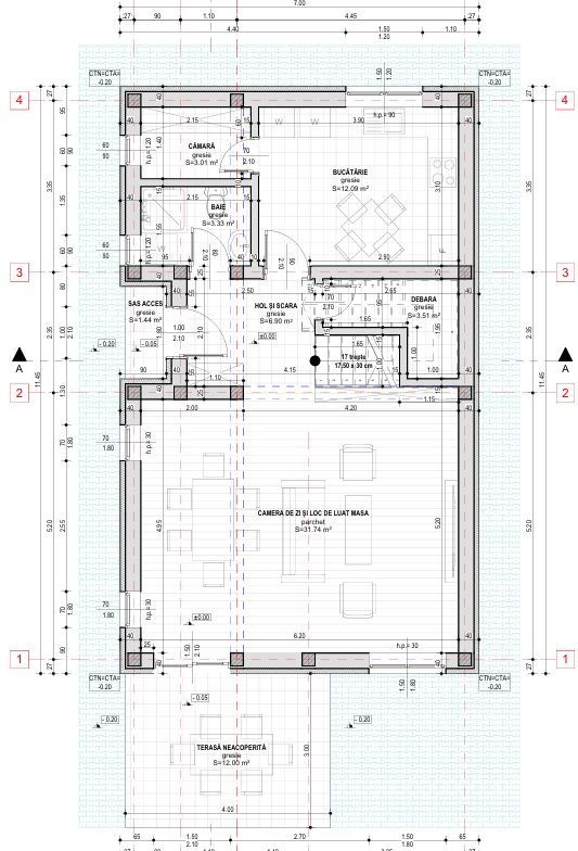 Casă individuală 326 mp teren - La cheie - Cristian, Sibiu - Schiță 7