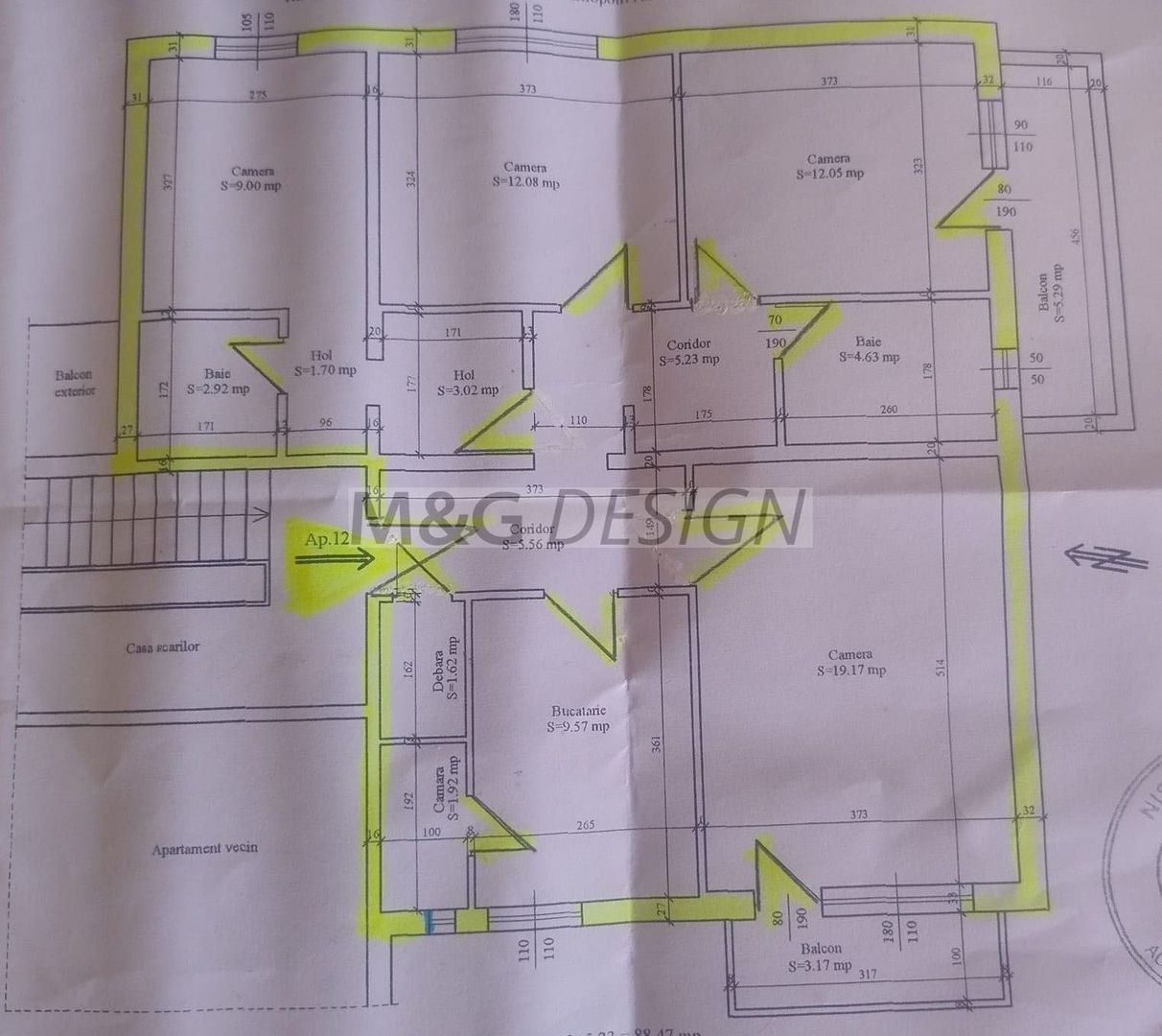 Apartament  4 camere zona Andrei Saguna - Poză 2