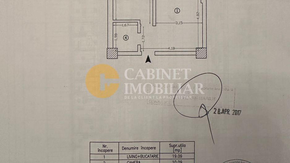 2 Camere Ideal Pentru Investitie - Etaj 1 - Bloc Nou - Zona Galata - Poză 8