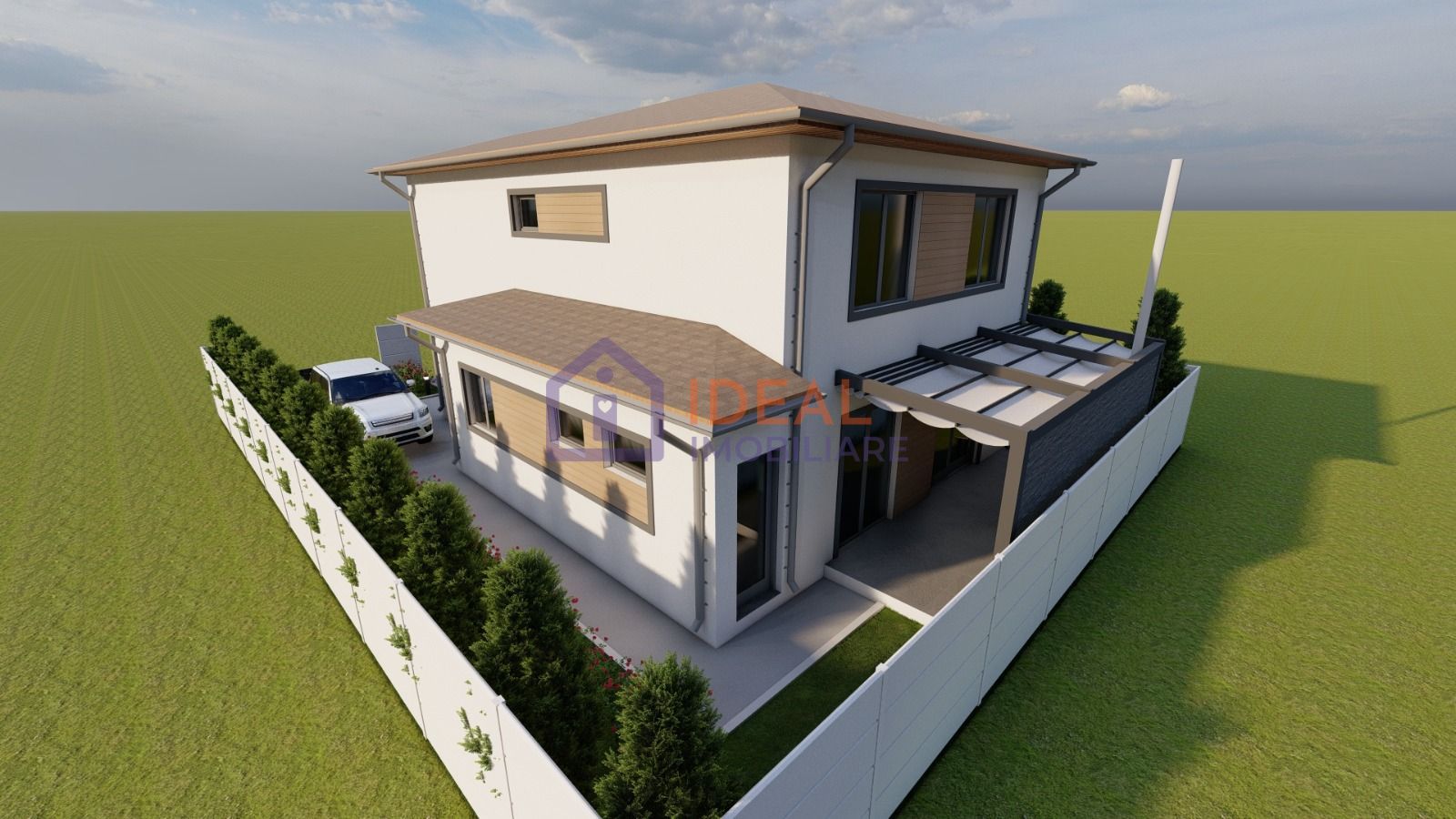 Casa Individuala Moderna cu 5 camere, si 350 mp de curte, in Sura Mica - Schiță 22